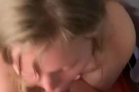 Girl Finishes First Blowjob On Camera With A Facial