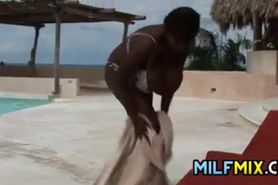 Ebony MILF With Massive Breasts - video 1