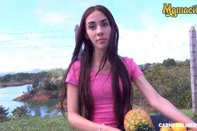 Carne Del Mercado - Petite Latina With A Huge Booty Gets Picked Up For Sex