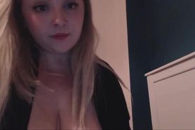 bedtime ritual with busty blonde not mom