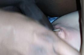White girl takes black cock. Every inch