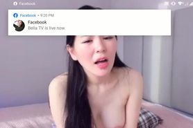 Beautiful Korean girl webcam live hot show