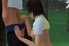 Exposing Sex at Park With a Beautiful Girl 3D 01