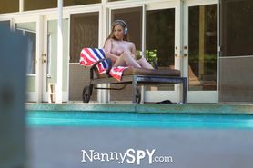NANNYSPY Spied On Nanny Babes Blackmailed Into Sucking Dick