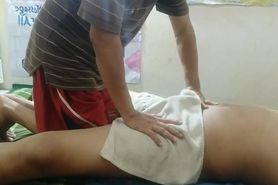 Very hot indonesian massage with erection