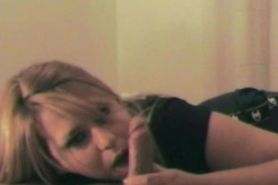 Sweet Blonde MILF Awesome Homemade BJ Sex Session