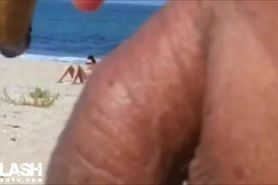 my cock  on the beach