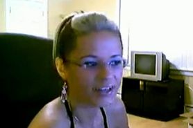 Sexy Glasses Webcam 1 - Watch Part 2 at WildFuckCam com