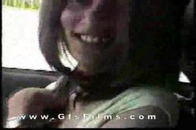 Groping girl, and ripping off her clothes in car