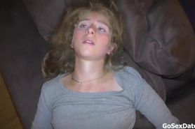 Insanely Hot Blonde Teen Fucked Rough