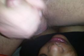 facial blowjob by black wife