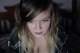 Big Natural Tits Teen on WebCam - video 1