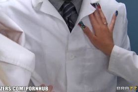 Two blonde med students sluts fuck their teacher in a threesome