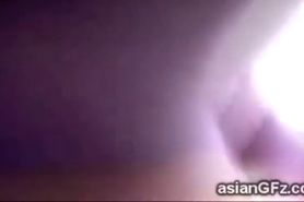 Asian hotties tape themselves going naughty thru web cam