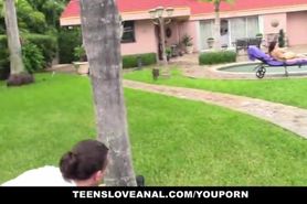 TeensLoveAnal - Teen Ass Fucked By Peeping Tom