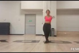 Armless Latina Dancing