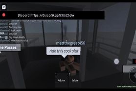 Roblox gay sex : Fucking a gay guy on a tower (kinda gone wrong)