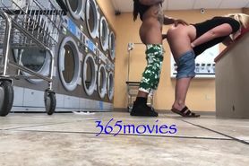 Public Sex n Laundromat Blonde Takes BBC Nut On Her Ass