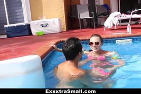 ExxtraSmall - Bubbly Little Spinner Gets Fucked By Coach