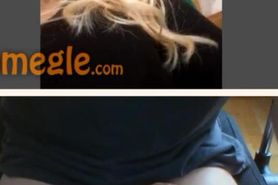Omegle big boobs girl locked up my dick in a chastity cage