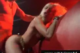 Insane Hardcore Porn Action on stage