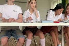 Just an ordinary day at school - Eva Elfie fucked in the classroom