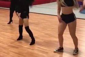 Nastassia Ponomarenko dancing and twerking