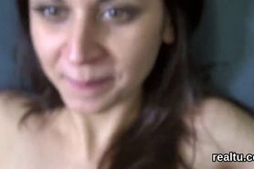 Stellar czech teen was seduced in the shopping centre and rode in pov