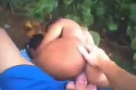 Hot indian girl gets fucked outdoor
