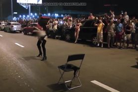 Another stripper at a street car event