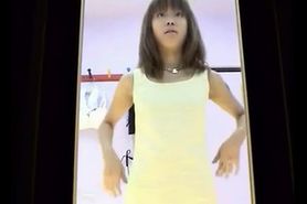 asian babes in changing room(fake voyeur pantys censored)