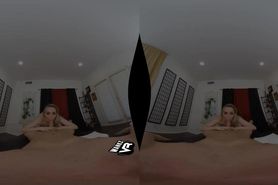 Gorgeous blond massage VR