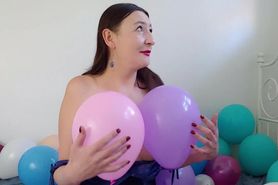 Balloons for Adults Part 2: Blowing and Banging (non-pop balloon sex)