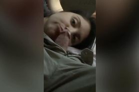 Country Road Head and Hand Job by Giggling Sexy Mexican Beauty