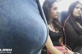 Mom And Daugther Having Fun With Public Bulge