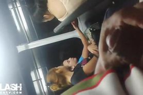 3 girls in bus