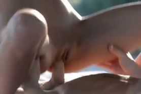 tight asian and grass fucking - video 2