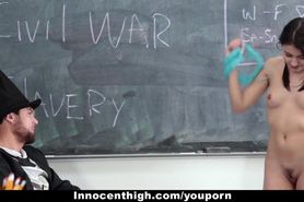 Innocenthigh - School Girl Pressured To Strip And Screw Teacher