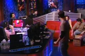 Shy soft spoken, 22 year old Valentina Vaughan giggles and rides the Sybian on The Howard Stern Show