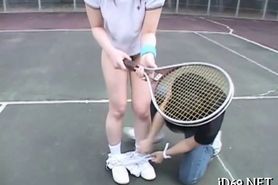 Two hard cocks for cute chick - video 24