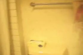 girls embarrassed caught naked in shower flashing pussy