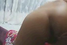 Filipina masturbates on webcam