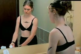 Julia Stiles Underwear Scene  in The Business Of Strangers
