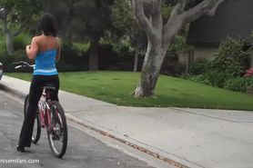 Denise Milani - Bicycle Ride