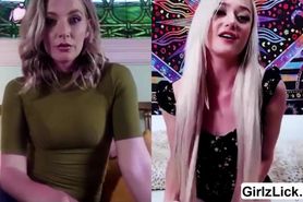 Teen Morgan Rain masturbates on the camera for her busty stepmom