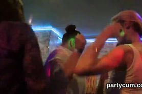 Horny nymphos get entirely silly and stripped at hardcore party