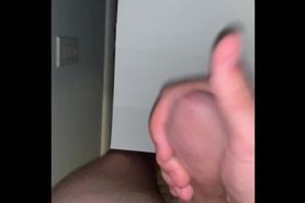 Pov - Muscle Stud Huge Cumshot With 8 Inch Cock ! Solo Male Masturbation (Intense Moaning)