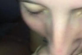 Chugging a HUGE load with her tiny lil throat ! Teens drinks her daily throatpies...