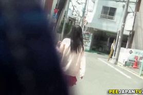 Japanese skank urinating
