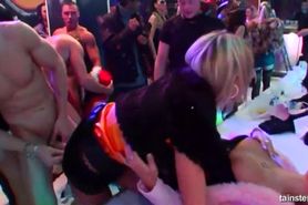 Bi pornstars fucking in a club